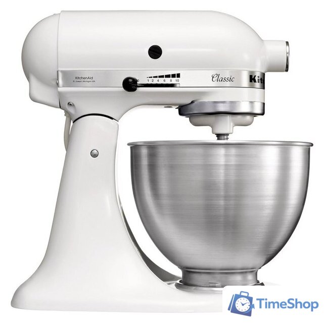 Кухонная машина KitchenAid 5K45SSEWH - Изображение №1 — Интернет-магазин Time-Shop