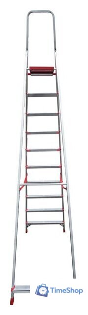 Лестница-стремянка Новая высота NV 311 алюминиевая профессиональная 10 ступеней - Изображение №4 — Интернет-магазин Time-Shop