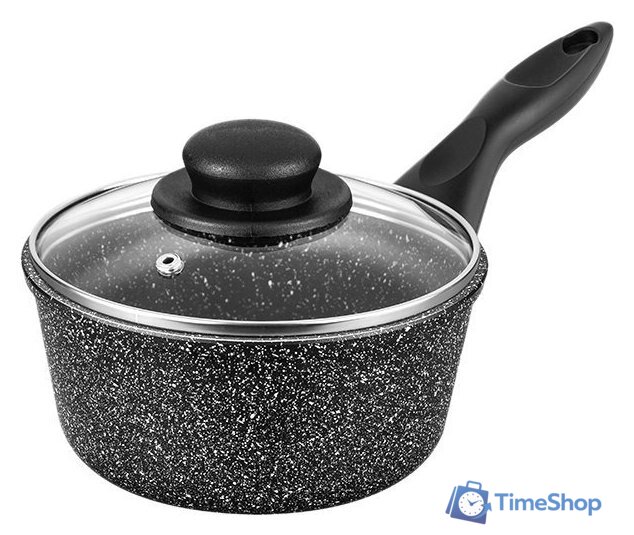 Ковш Elan Gallery Гармония вкуса 120283 (черный мрамор) - Изображение №1 — Интернет-магазин Time-Shop