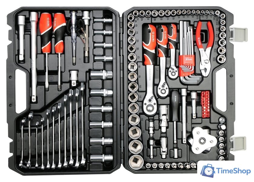 Универсальный набор инструментов Yato YT-38875 (126 предметов) - Изображение №2 — Интернет-магазин Time-Shop