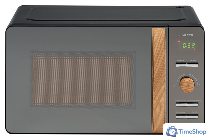 Микроволновая печь Harper HMW-20ST03 (серый) - Изображение №1 — Интернет-магазин Time-Shop