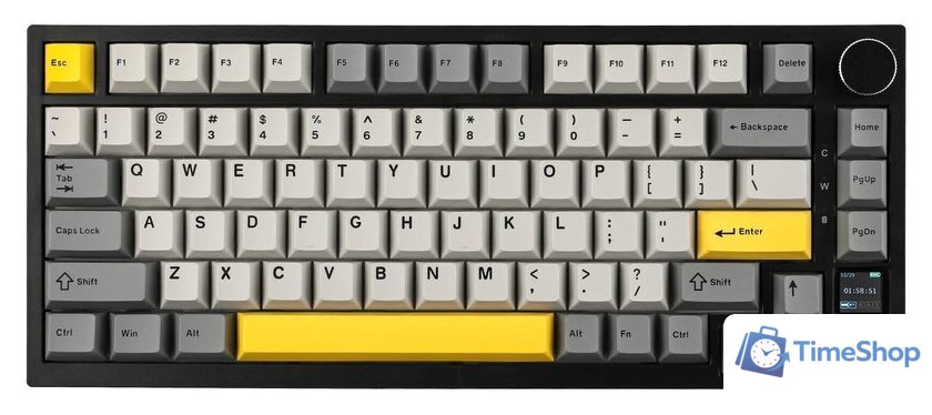 Клавиатура Ajazz AK820 Pro (серый, Ajazz Gift) - Изображение №1 — Интернет-магазин Time-Shop