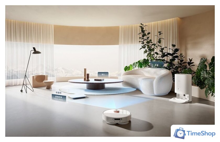 Робот-пылесос Xiaomi Robot Vacuum X10+ B101GL (европейская версия, белый) - Изображение №7 — Интернет-магазин Time-Shop