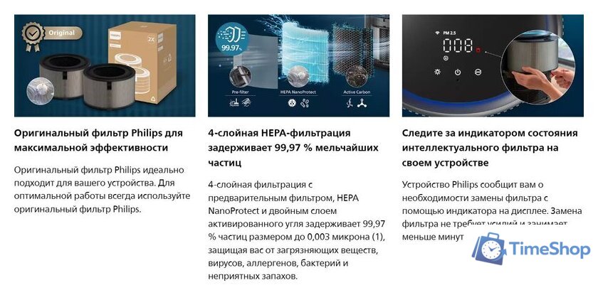 Комплект фильтров Philips FY4200/30 - Изображение №7 — Интернет-магазин Time-Shop