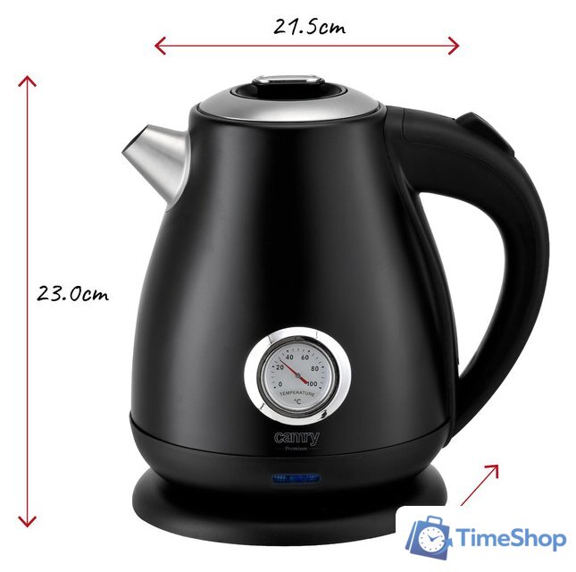 Электрический чайник CAMRY CR1344 BK - Изображение №4 — Интернет-магазин Time-Shop