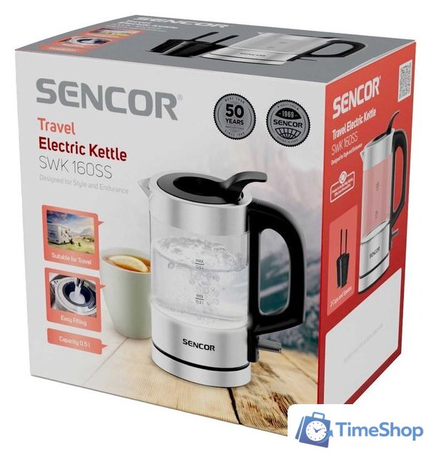 Электрический чайник Sencor SWK 160SS - Изображение №14 — Интернет-магазин Time-Shop