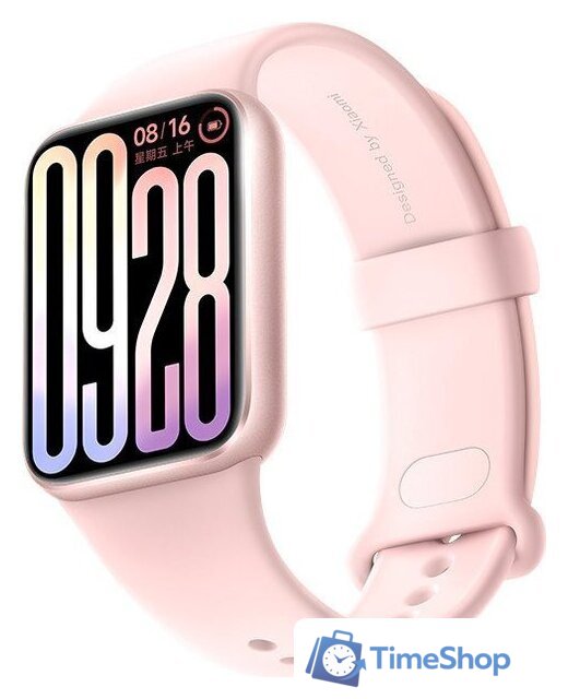 Фитнес-браслет Xiaomi Smart Band 9 Pro (розовый, с розовым силиконовым ремешком, китайская версия) - Изображение №1 — Интернет-магазин Time-Shop