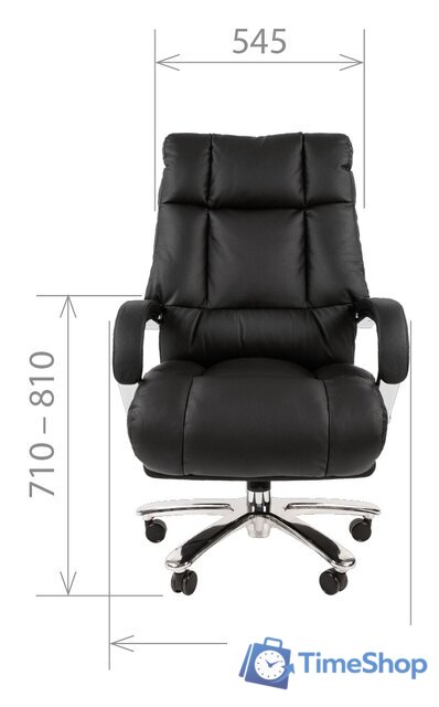 Офисное кресло CHAIRMAN 405 (экокожа) - Изображение №5 — Интернет-магазин Time-Shop