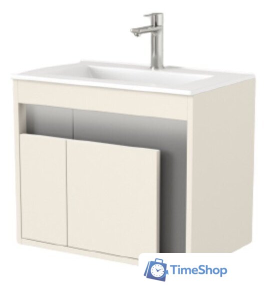  Дабер Тумба под умывальник 016 WeltWasser Deilbach 7517-60 Т16.6W.0.19_light (с подсветкой, бежевый/серый) - Изображение №1 — Интернет-магазин Time-Shop