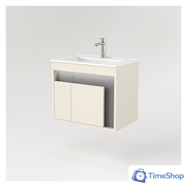  Дабер Тумба под умывальник 016 WeltWasser Deilbach 7517-60 Т16.6W.0.19_light (с подсветкой, бежевый/серый) - Изображение №3 — Интернет-магазин Time-Shop