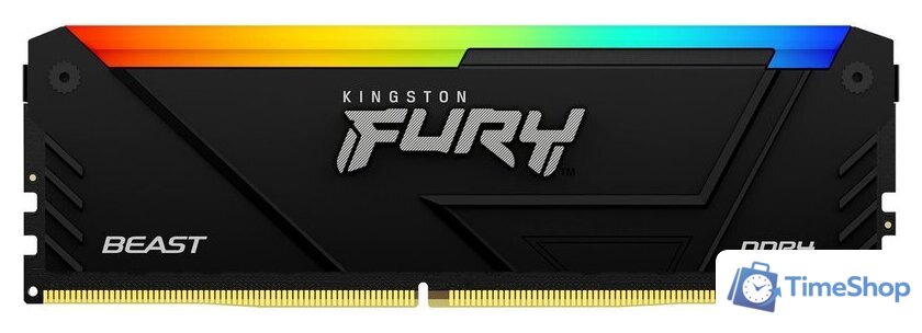 Оперативная память Kingston FURY Beast RGB 2x32ГБ DDR4 3600 МГц KF436C18BB2AK2/64 - Изображение №2 — Интернет-магазин Time-Shop