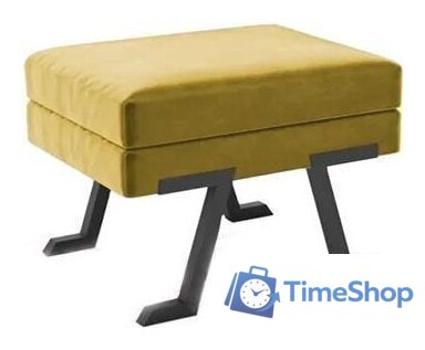 Банкетка Hype Mebel Битл (черный/золото) - Изображение №1 — Интернет-магазин Time-Shop