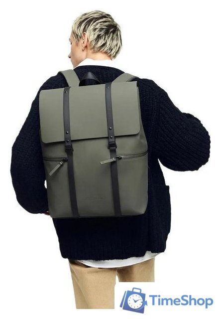 Городской рюкзак Gaston Luga Splаsh 2.0 16'' (оливковый) - Изображение №5 — Интернет-магазин Time-Shop