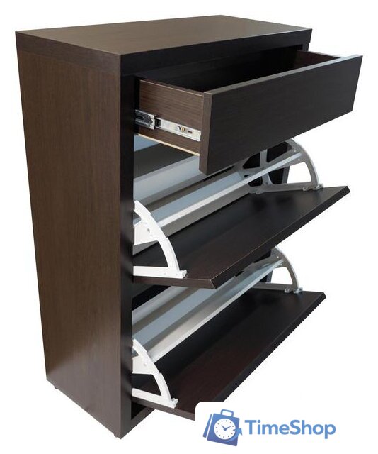 Тумба для обуви Анрат Элана 2.70ш венге магия - Изображение №3 — Интернет-магазин Time-Shop