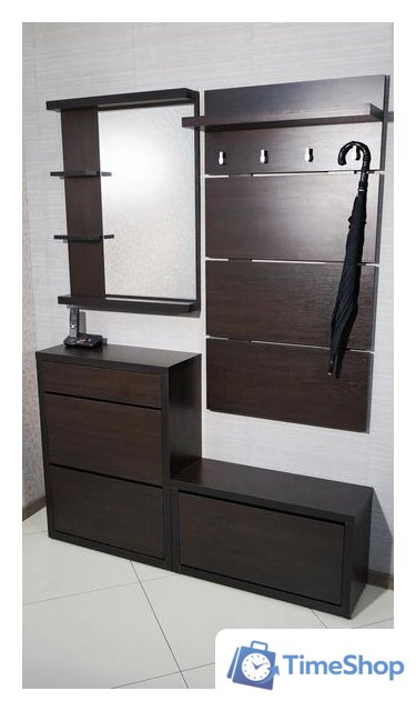 Тумба для обуви Анрат Элана 2.70ш венге магия - Изображение №5 — Интернет-магазин Time-Shop