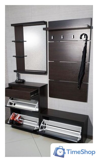 Тумба для обуви Анрат Элана 2.70ш венге магия - Изображение №4 — Интернет-магазин Time-Shop