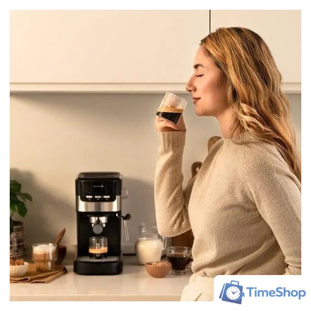 Рожковая кофеварка Cecotec Power Espresso 20 Pecan - Изображение №4 — Интернет-магазин Time-Shop