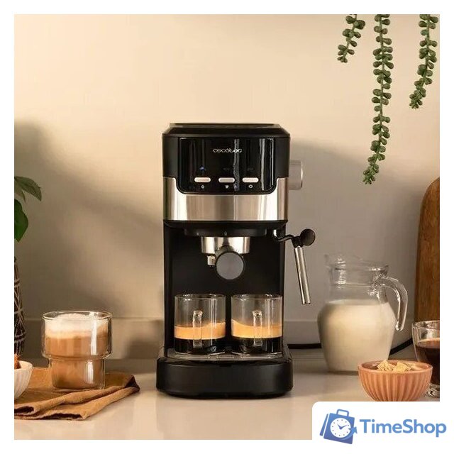 Рожковая кофеварка Cecotec Power Espresso 20 Pecan - Изображение №3 — Интернет-магазин Time-Shop