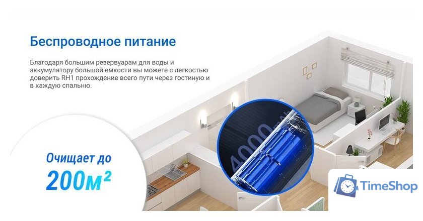 Вертикальный моющий пылесос Ezviz RH1 - Изображение №16 — Интернет-магазин Time-Shop