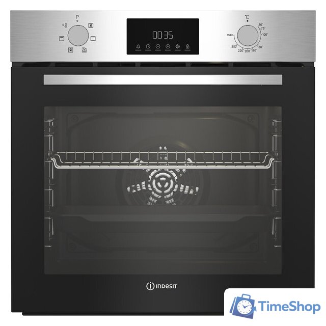 Электрический духовой шкаф Indesit IFE 3644 J IX - Изображение №1 — Интернет-магазин Time-Shop