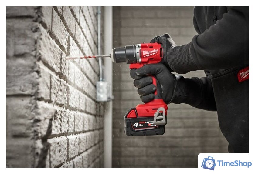 Ударная дрель-шуруповерт Milwaukee M18 M18BLPDRC-0 4933492820 (без АКБ) - Изображение №12 — Интернет-магазин Time-Shop