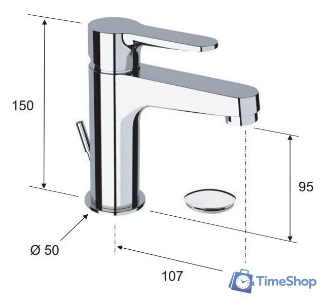 Смеситель Remer Winner W 10 - Изображение №2 — Интернет-магазин Time-Shop