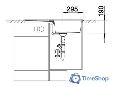 Кухонная мойка Blanco Metra 5 S (антрацит) [513044] - Изображение №4 — Интернет-магазин Time-Shop