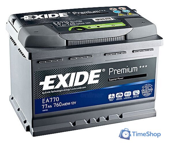 Автомобильный аккумулятор Exide Premium EA852 (85 А/ч) - Изображение №1 — Интернет-магазин Time-Shop