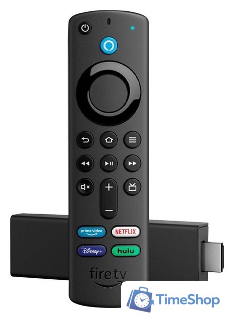 Смарт-приставка Amazon Fire TV Stick 4K (с пультом Alexa Voice 3-го поколения) - Изображение №1 — Интернет-магазин Time-Shop