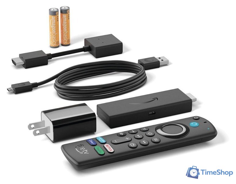 Смарт-приставка Amazon Fire TV Stick 4K (с пультом Alexa Voice 3-го поколения) - Изображение №3 — Интернет-магазин Time-Shop