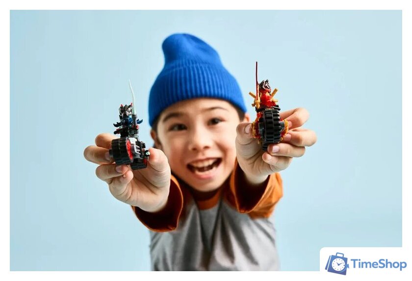 Конструктор LEGO Ninjago Скоростная гонка на мотоцикле Кая 71838 - Изображение №8 — Интернет-магазин Time-Shop