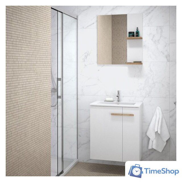  Lauter Тумба под умывальник Adri 59 (белый глянец) - Изображение №4 — Интернет-магазин Time-Shop