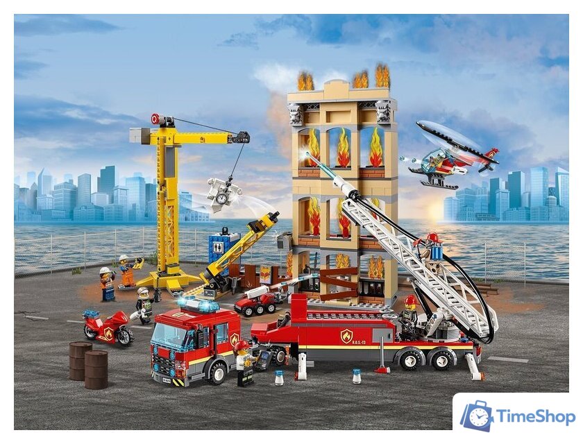 Конструктор LEGO City 60216 Центральная пожарная станция - Изображение №24 — Интернет-магазин Time-Shop