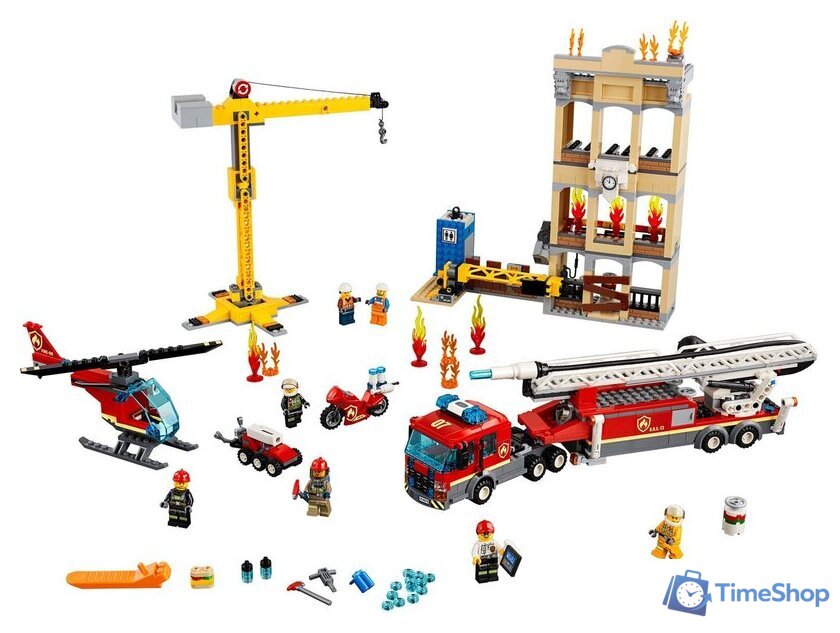 Конструктор LEGO City 60216 Центральная пожарная станция - Изображение №3 — Интернет-магазин Time-Shop