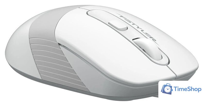 Мышь A4Tech Fstyler FM10S (серый/белый) - Изображение №2 — Интернет-магазин Time-Shop