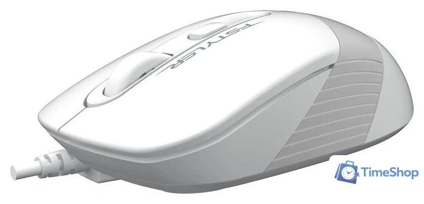 Мышь A4Tech Fstyler FM10S (серый/белый) - Изображение №3 — Интернет-магазин Time-Shop