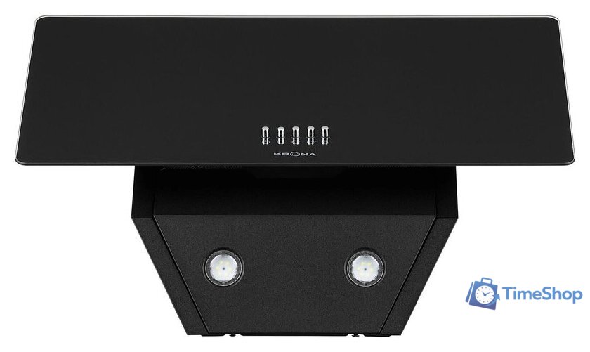 Кухонная вытяжка Krona Polly 600 Black PB V2 КА-00011807 - Изображение №6 — Интернет-магазин Time-Shop