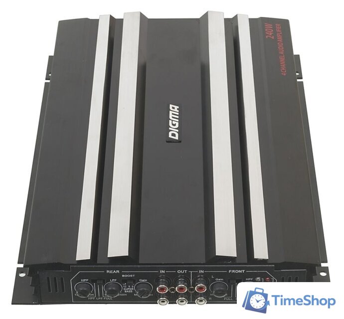 Автомобильный усилитель Digma DCP-400 - Изображение №2 — Интернет-магазин Time-Shop