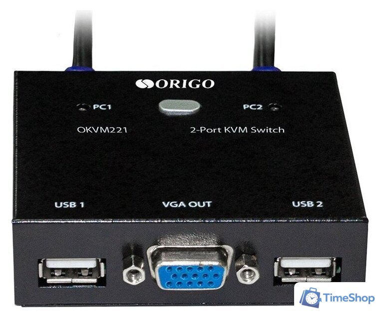 KVM переключатель Origo OKVM221/A1A - Изображение №1 — Интернет-магазин Time-Shop