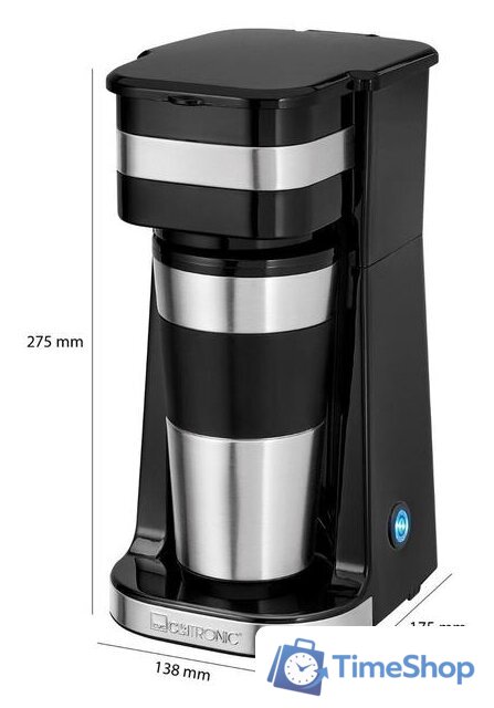 Капельная кофеварка Clatronic KA 3733 - Изображение №2 — Интернет-магазин Time-Shop