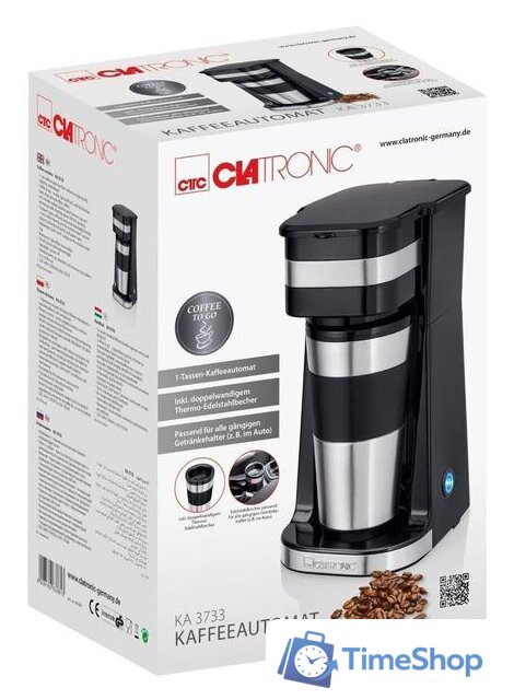 Капельная кофеварка Clatronic KA 3733 - Изображение №4 — Интернет-магазин Time-Shop