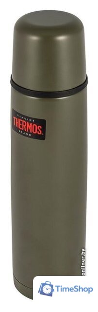 Термос THERMOS FBB-1000AG 1л (крышка с клапаном, хаки) - Изображение №2 — Интернет-магазин Time-Shop