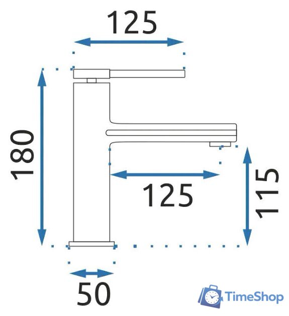 Смеситель Rea Oval B6516 (черный) - Изображение №6 — Интернет-магазин Time-Shop