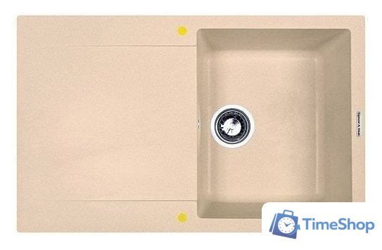 Кухонная мойка Zigmund & Shtain Rechteck 775 (топленое молоко) - Изображение №1 — Интернет-магазин Time-Shop