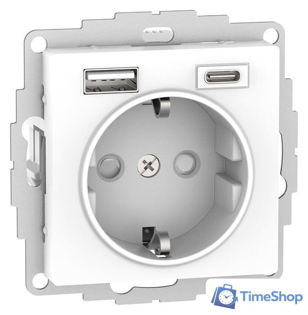 Розетка Systeme Electric AtlasDesign ATN000132 - Изображение №1 — Интернет-магазин Time-Shop