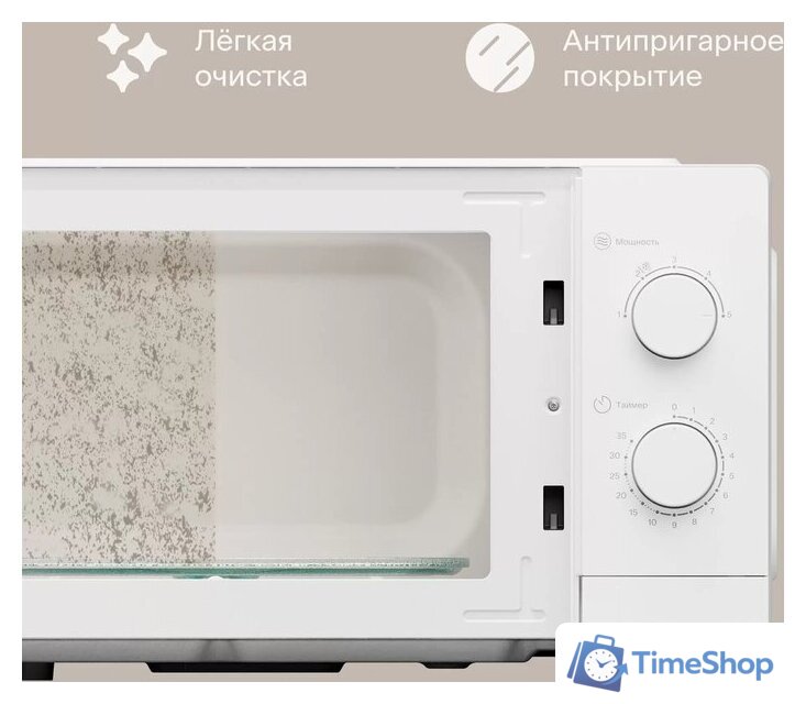 Микроволновая печь Tuvio MW02WB - Изображение №3 — Интернет-магазин Time-Shop