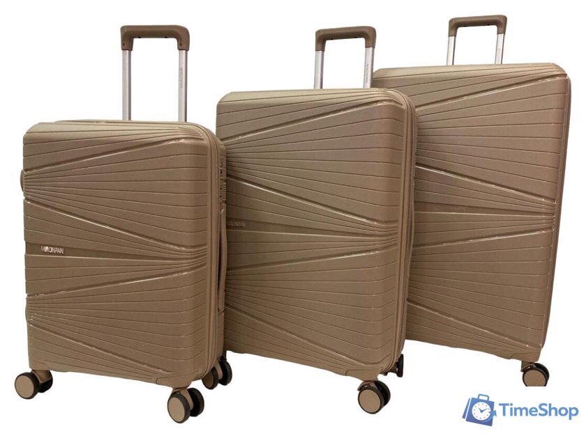 Чемодан-спиннер Mironpan 23103 56 см (светло-серый) - Изображение №1 — Интернет-магазин Time-Shop