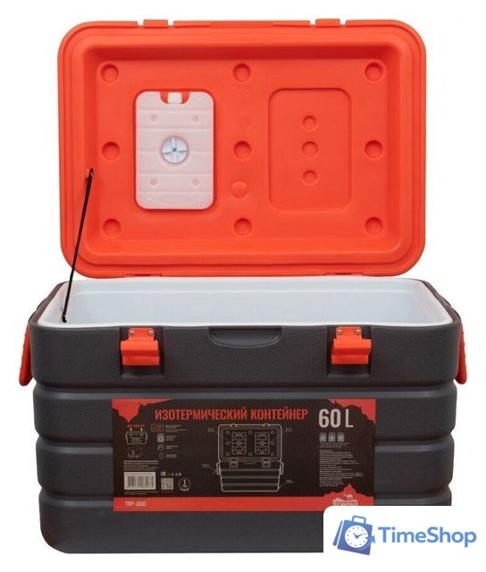 Термобокс TRAMP TRP-060 60л (черный/оранжевый) - Изображение №4 — Интернет-магазин Time-Shop
