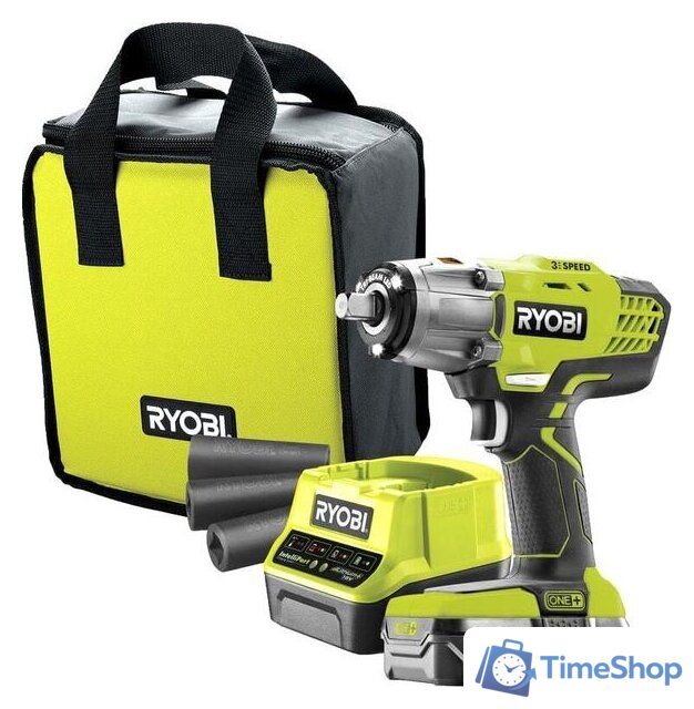 Гайковерт Ryobi R18IW3-120S 5133003574 (с 1-им АКБ) - Изображение №3 — Интернет-магазин Time-Shop