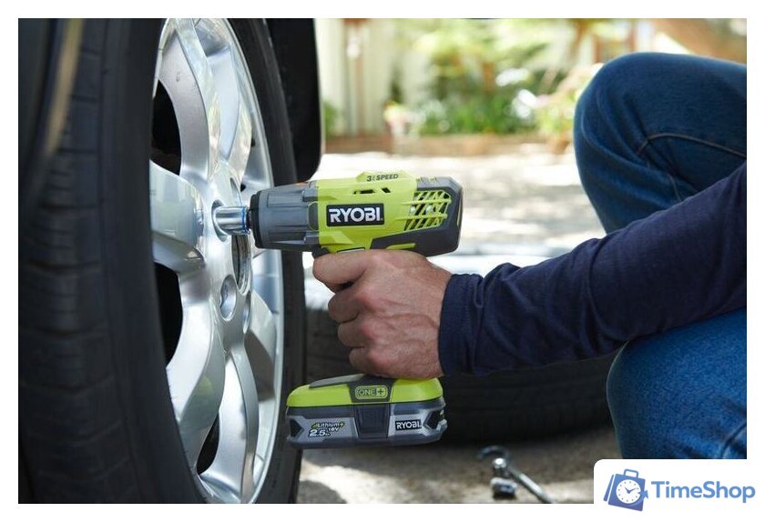 Гайковерт Ryobi R18IW3-120S 5133003574 (с 1-им АКБ) - Изображение №6 — Интернет-магазин Time-Shop